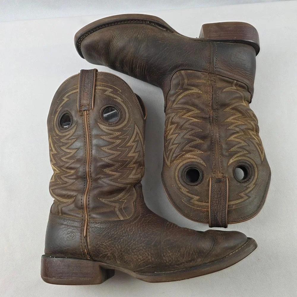 Durango Men's Rebel Pro Brown Western Boot in Brown/Teak Wood sz 10.5